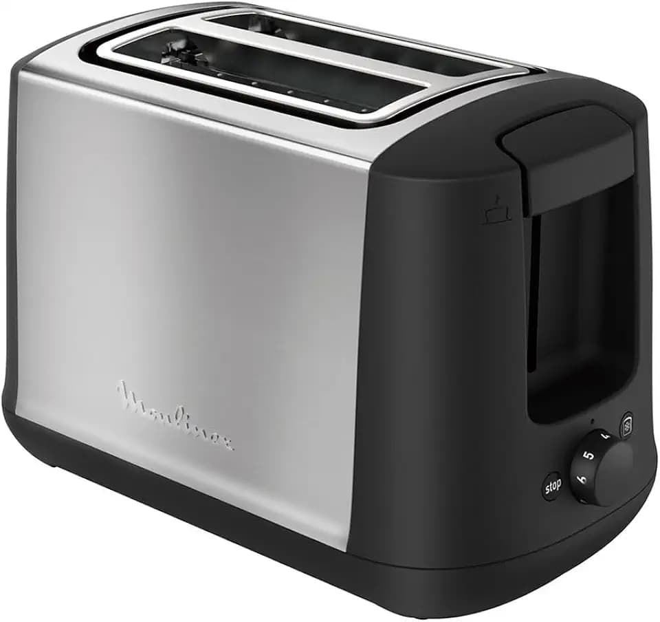 Moulinex Subito Toaster mit 2 Rillen, 7 Bräunungsstufen, 850 W