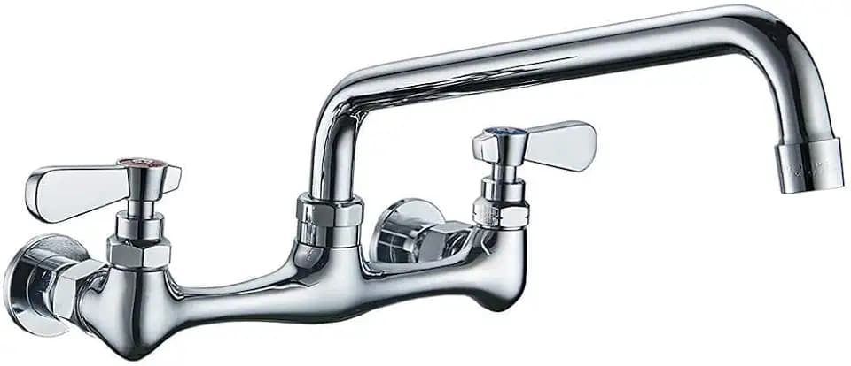 Utility Sink Faucet Wall Mount Commercial Faucet Kitchen Laundry