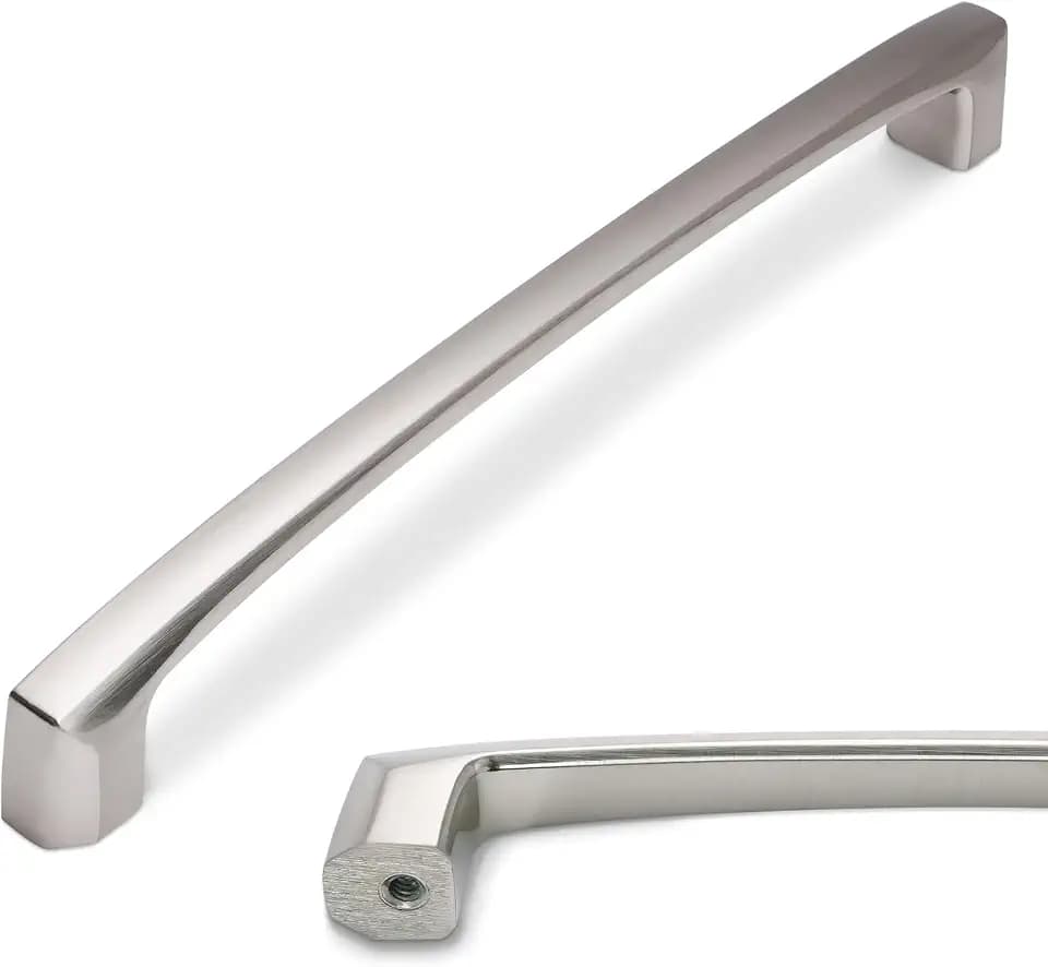 10 Pack 7 Inch Brushed Satin Nickel Kitchen Cabinet Handles
