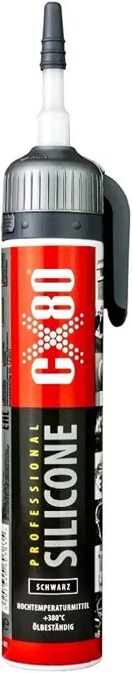 Hochtemperatur Silikon Hitzebeständig 210 ml schwarz Spritzfunktion CX80 Motordichtmasse 3835
