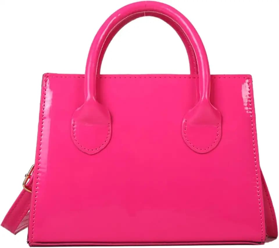 Patent Leather Handbag Shinny Clutch Purse Mini Shoulder Bag Evening Purse for Women