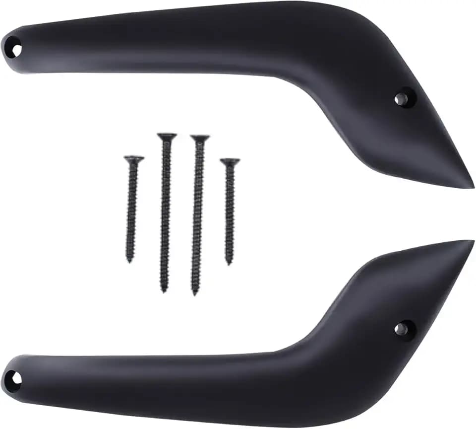 MOTOKU Pair Black Interior Door Pull Handle for Ford Fiesta 2011-2020
