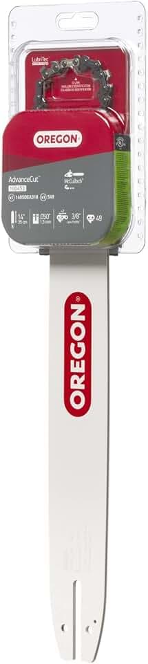 Oregon 14" Bar & Chainsaw Chain Combo, 3/8" LP, .050" Gauge, 49 Drive Links