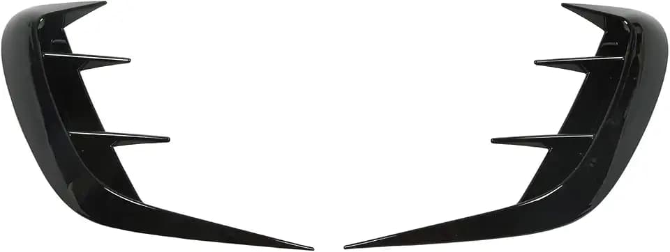 2PCS Rear Bumper Lip Spoiler Piano Black Smooth Proof Replacement C Class W206 2022 Spoiler Rear Bumper Diffuser Spoiler Rear Bumper Lip Spoiler Rear