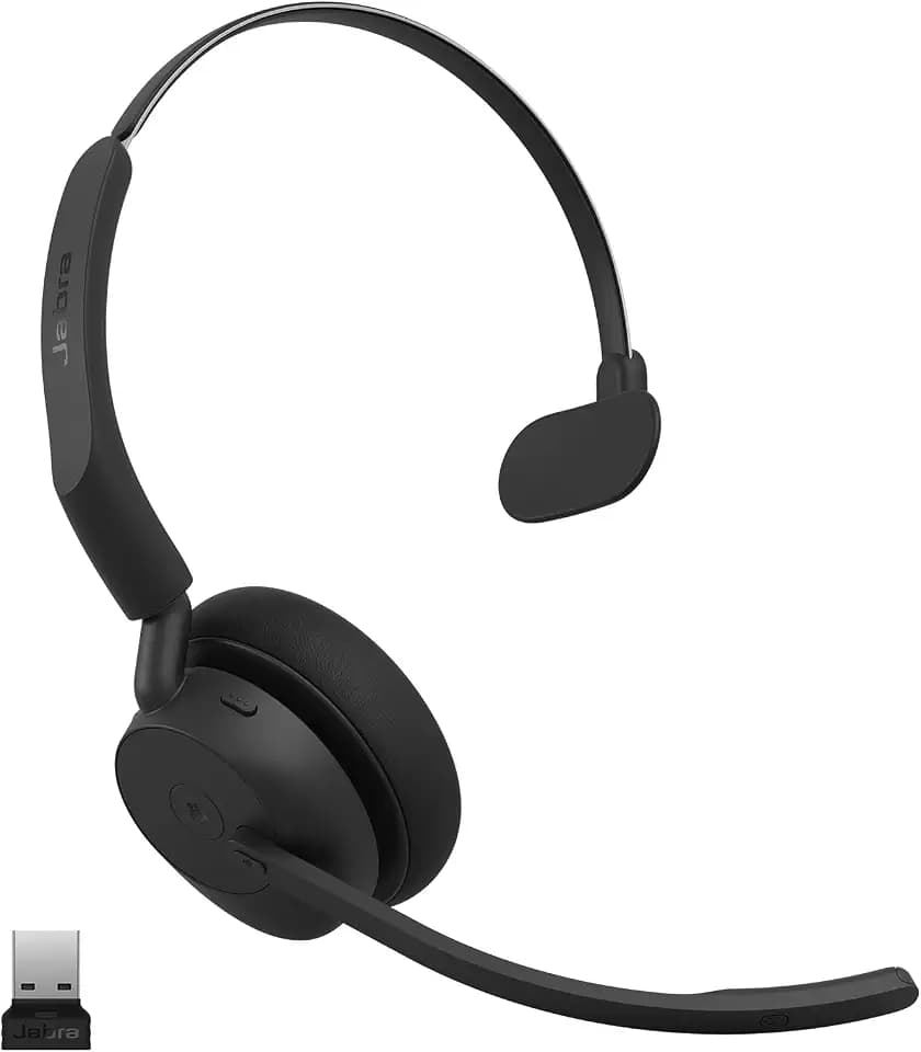 Jabra Evolve3 45 Mono Bluetooth-Headset mit Mikrofon, USB-A, MS Teams