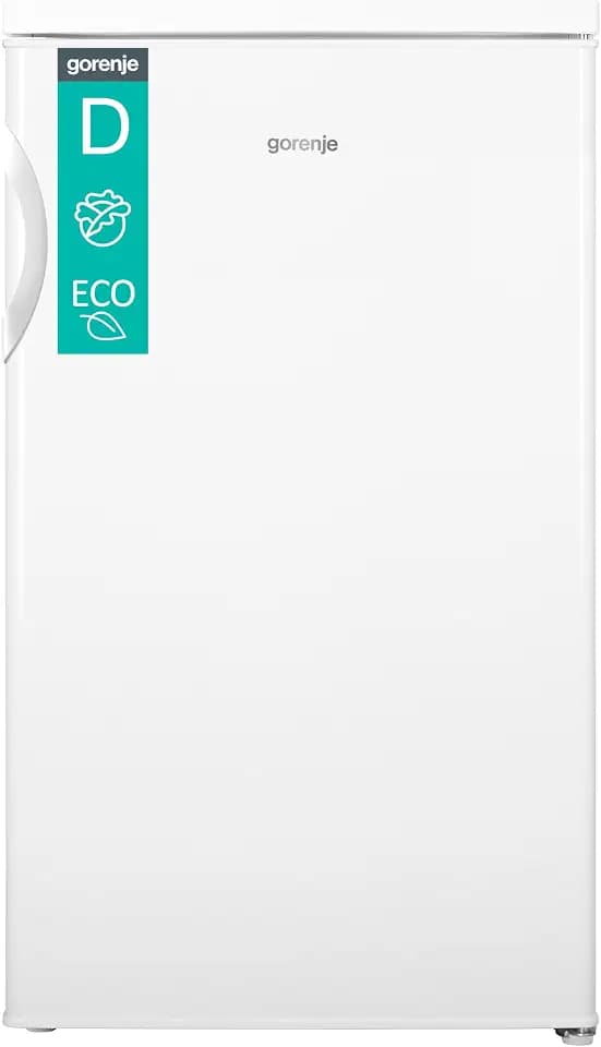Gorenje R49DPW Tischkühlschrank/Freistehend/EEK D / 39 dB / 133 Liter/Gemüsefach/LED Beleuchtung/Türanschlag wechselbar/HxBxT 84,5 x 56 x 57,9 cm/Weiß