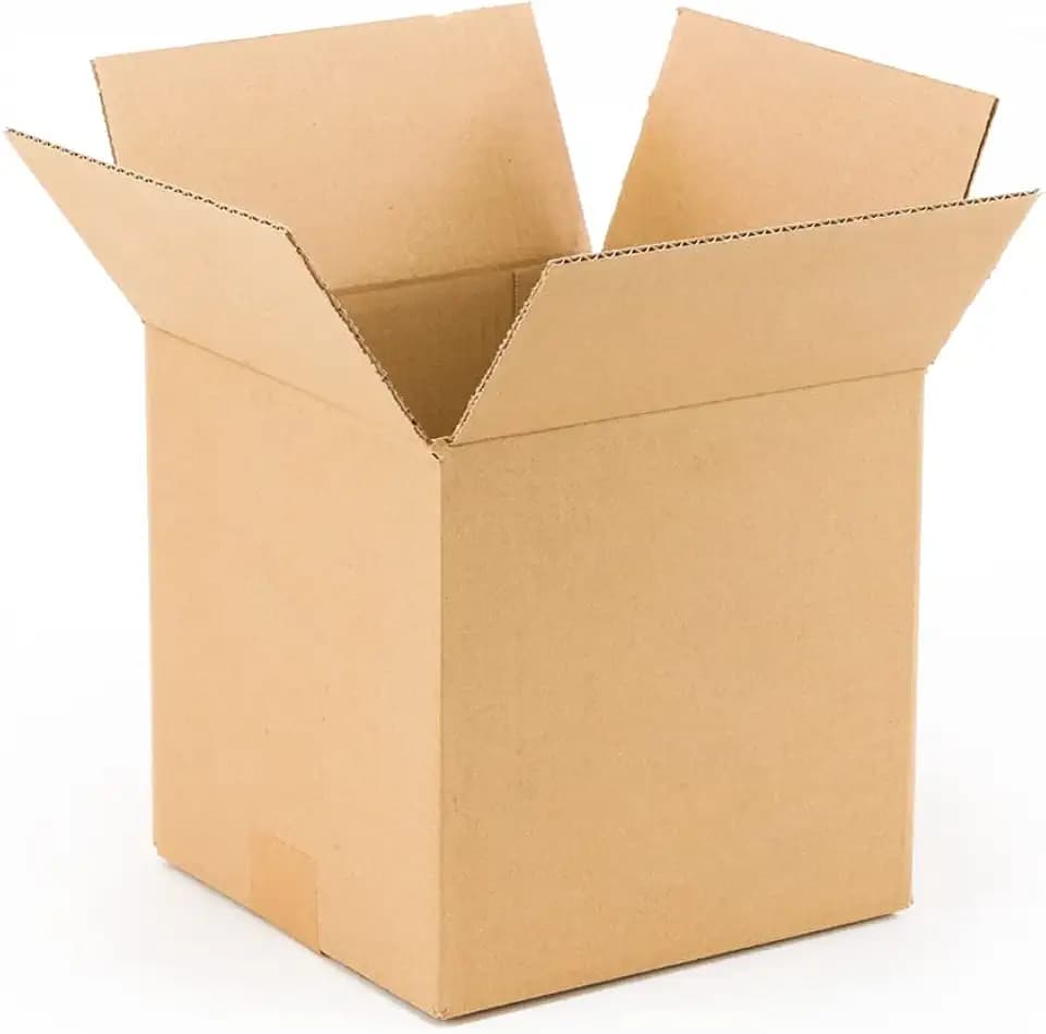 Pack mit 25 verstärkten Kartons mit den Maßen 20x20x20 cm und einfacher Welle - Hergestellt in der Europäischen Union aus recyceltem Karton, widerstandsfähig für Versand, Lagerung und Umzüge