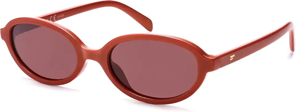 VANLINKER Retro Oval 90s Polarized Sunglasses for Women VL9890