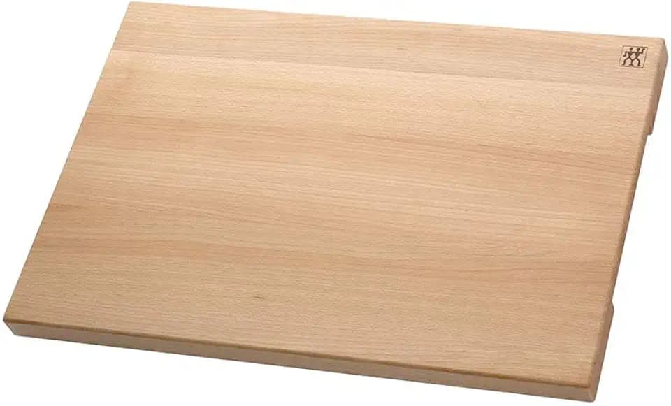 ZWILLING Schneidbrett, Massives Buchen-Holz, 60 x 40 x 3 cm, Rutschfest, Braun