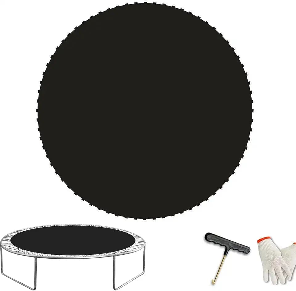 Replacement Trampoline Mat，Heavy-Duty, UV-Resistant & Durable Bounce Pad for 12/14/15ft Round Trampolines - Perfect for Safe & Fun Jumping