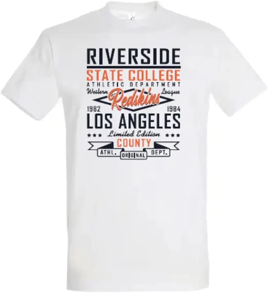 Redskins, T Shirts, Polos, Jungen, Mädchen, Hemden, Sweat Shirts, Casual, Sport, Gedruckt, Kinder, Unisex, Kleidung, Modell Rs2194 Weiß, Größe 12 Jahre