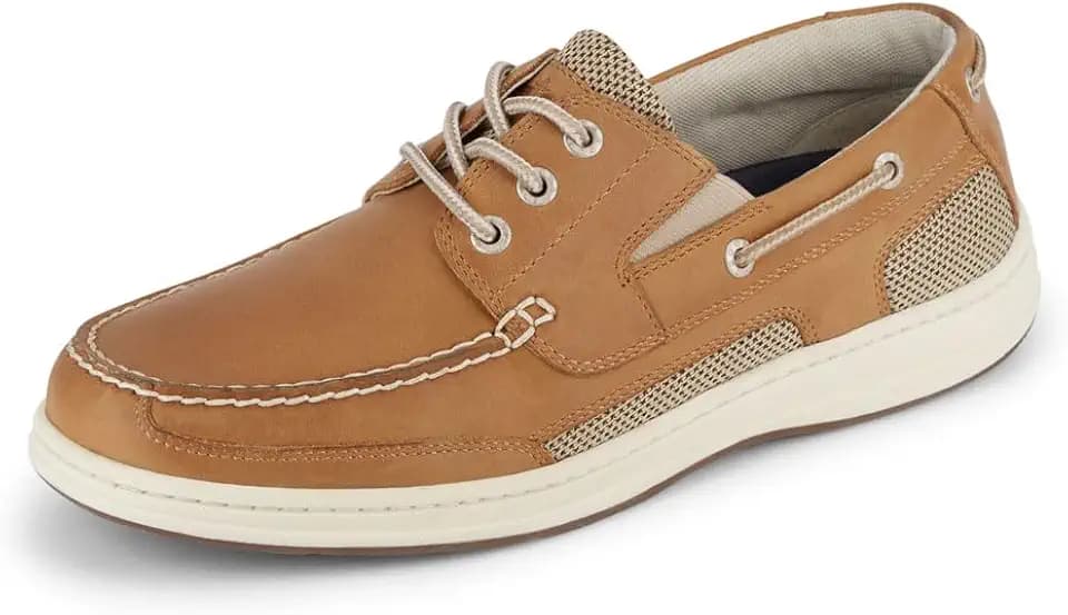 DOCKERS Mens Beacon Leather Boat Shoe Stain Defender