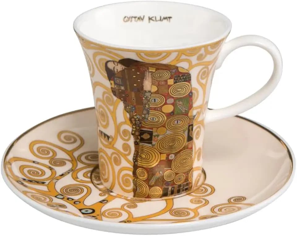 Die Erfüllung - Espressotasse Artis Orbis Gustav Klimt