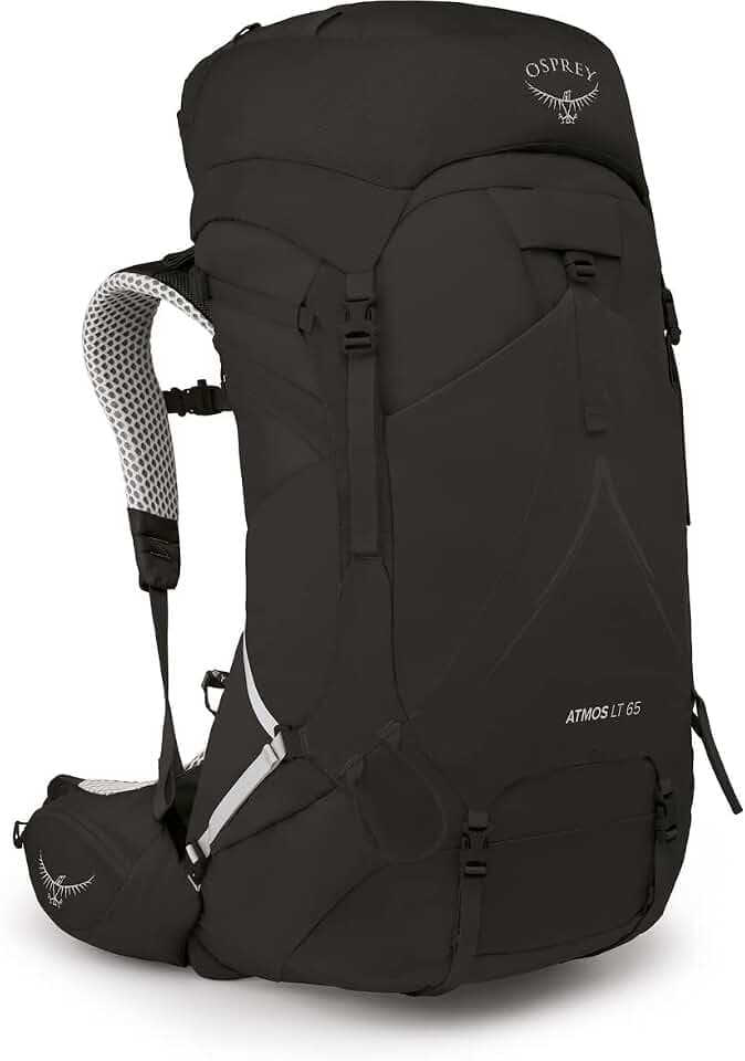 Osprey Atmos AG LT Herren-Trekkingrucksack, 65L Large/X-Large, Black