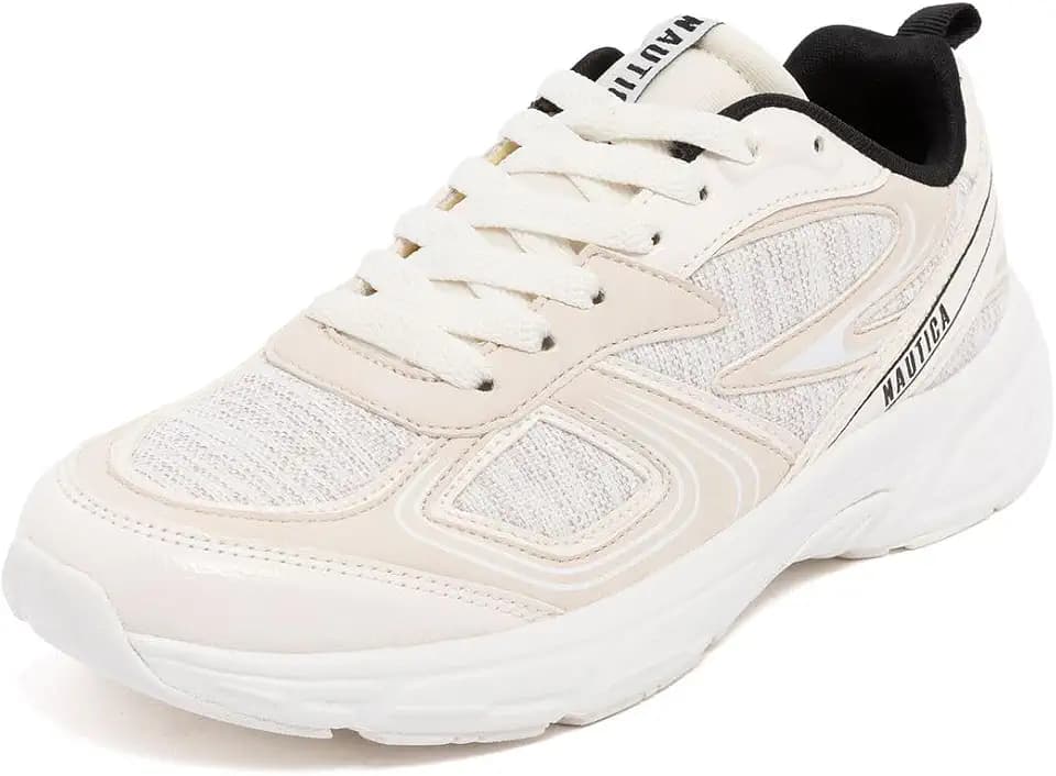 Nautica Women's Lightweight Athletic Running Sneakers