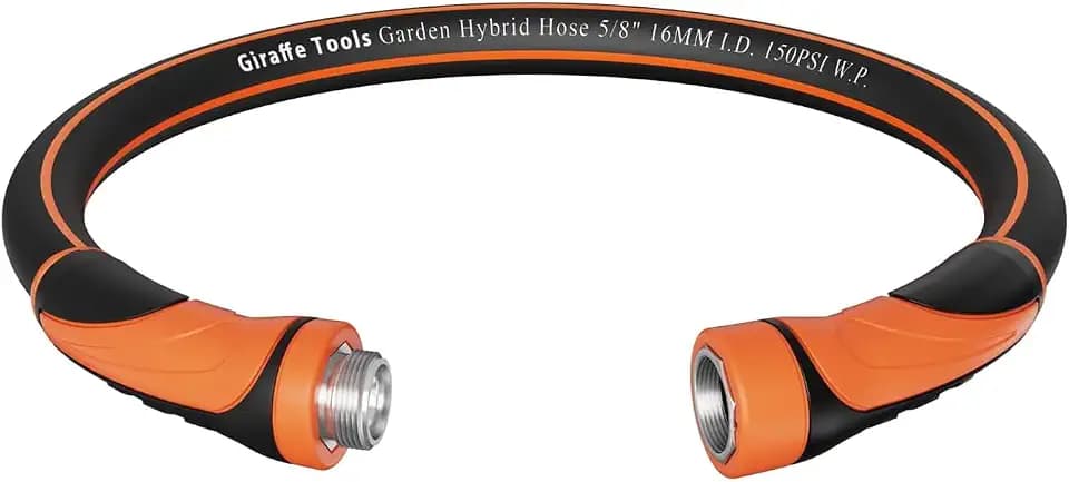 Giraffe Tools Garden Hose 5/8", 3ft Short Garden Hose