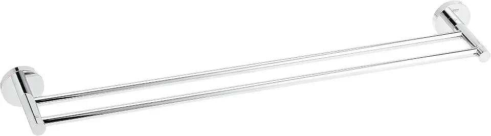 GROHE 40802001 Essentials Double Towel Bar, 24-Inch, Starlight Chrome