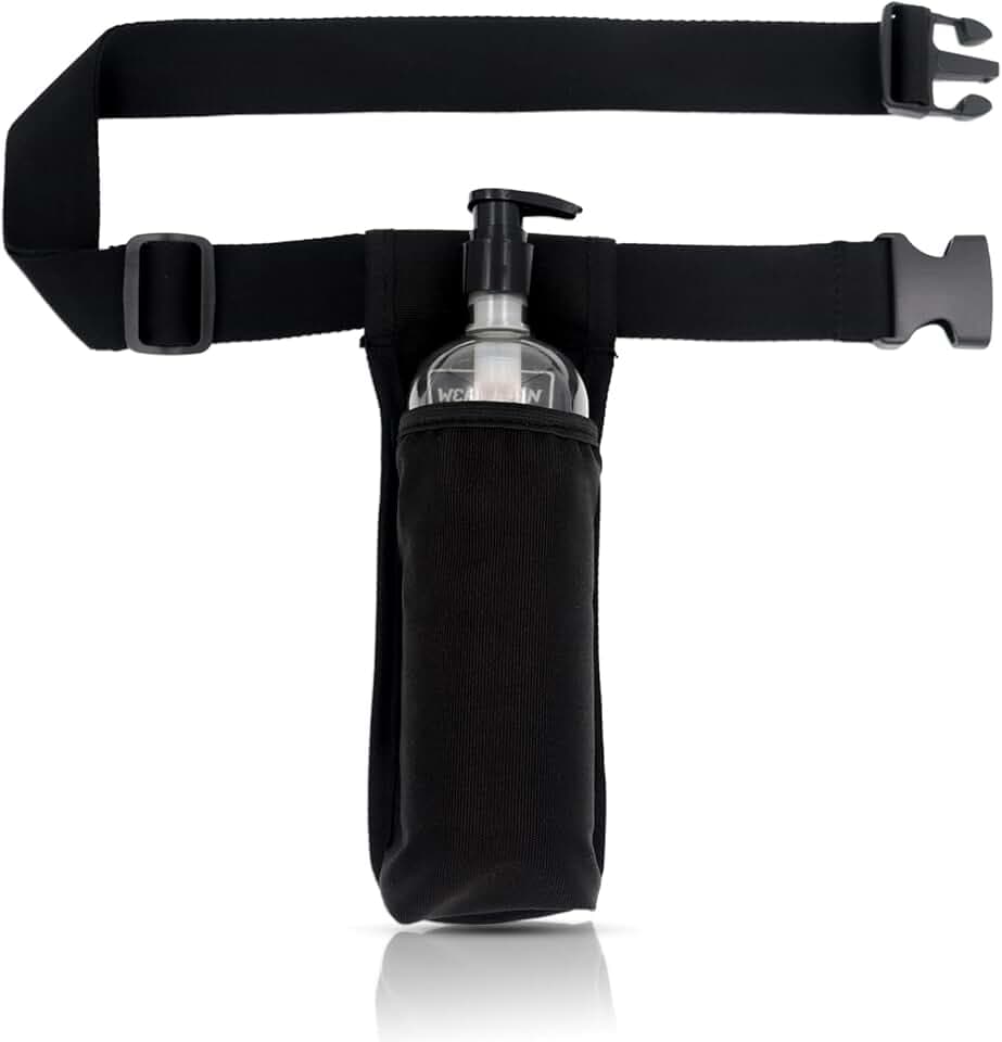 Massage Oil Holster, Adjustable and Durable Massage Holster, Bag only, Bottle not Included