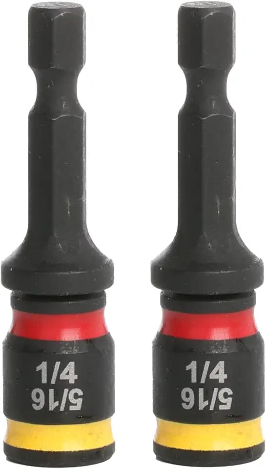 Malco MSHC 1/4 & 5/16 Reversible Hex Chuck Driver, 2 pack