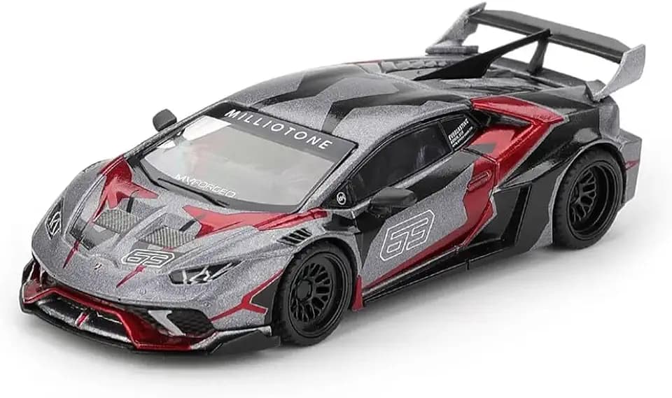 Compatible for 1:64 Lamborghini Huracán GT Ronin LB-Works Grey MGT01177