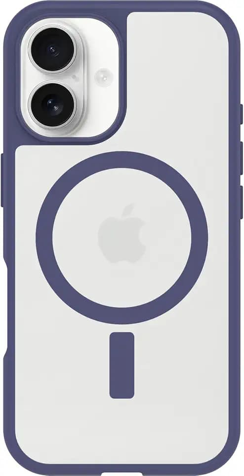 OtterBox iPhone 16 React Series Case - Denver Dusk Purple - Ultra-Thin, Stylish Minimalist iPhone Case, MagSafe Compatible