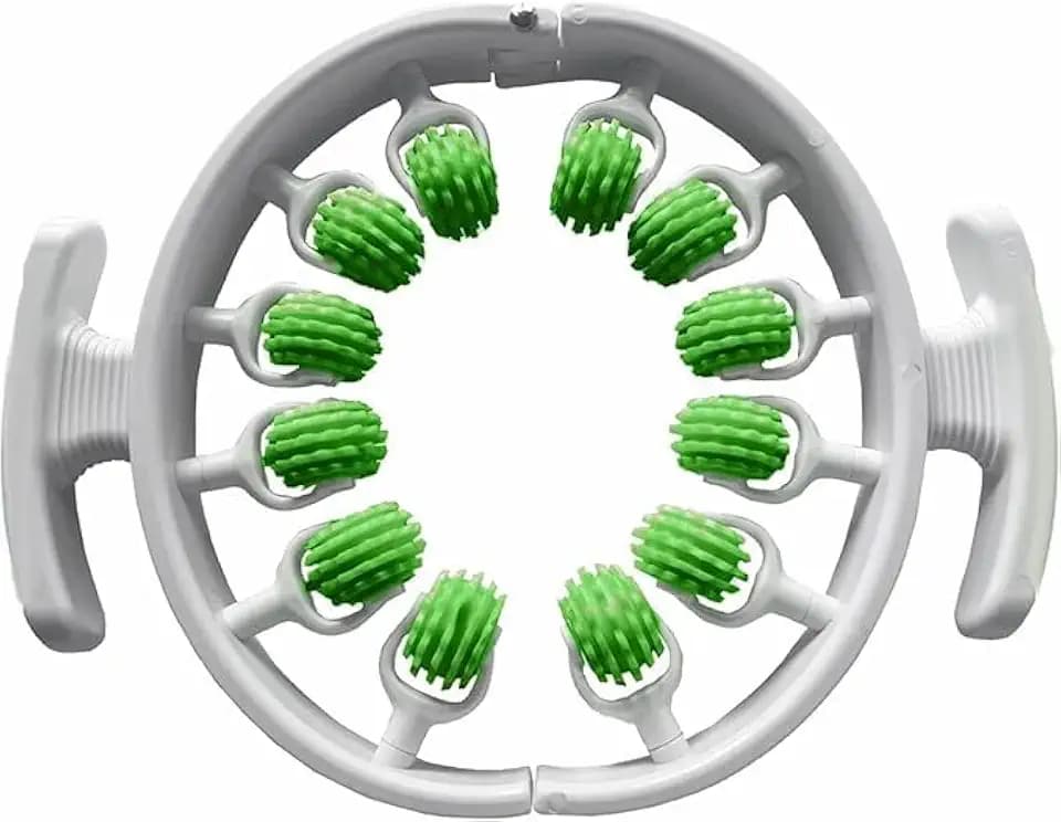 Cellulite Massagegerät, Manuell, 360°-Abdeckung Anti Cellulite Massage Massagegerät Massageroller Roller,komprimieren und dehnen, Oberschenkel und Gesäß (grün, 1)