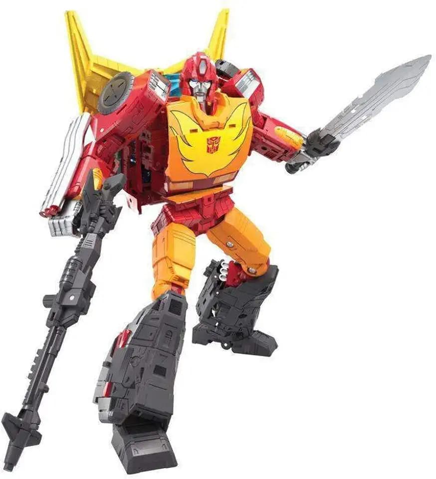 Transformers Spielzeug Generations War for Cybertron: Kingdom Commander WFC-K29 Rodimus Prime mit Anhänger Figur, Kinder ab 8 Jahren, 19 cm