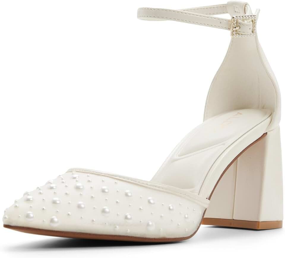 ALDO Women's Jan Ankle-Strap Block Heeled Pump
