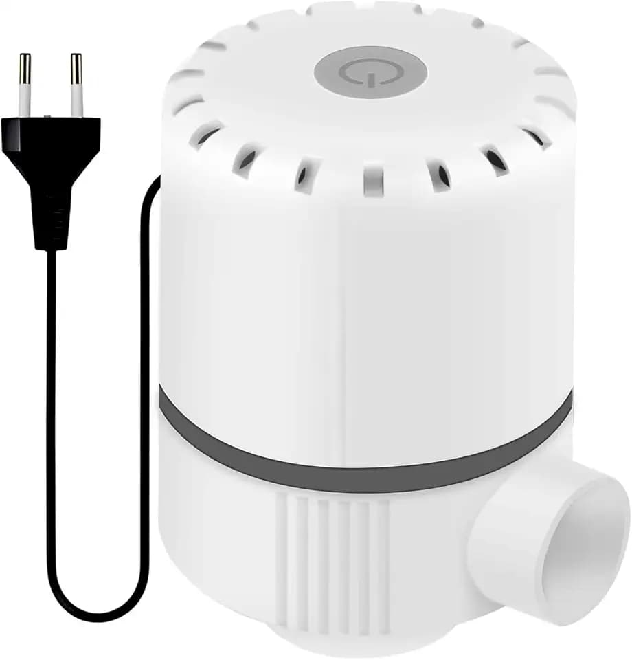 Elektrische 2-in-1 Vakuumpumpe für Vakuumbeutel & Kleidung | 30W/4500Pa/250L/Min mit Akku | Luftmatratzen, Airbeds, Camping & Reisevakuumierung