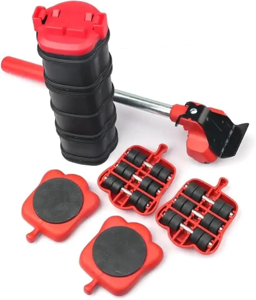 X11LUX - Furniture Moving, Lifting, Mini Tool Set, 360° Swivel Wheels, Lifter for Sofa, Cabinet, Washing Machine Appliances, Easy Moving Small Tool, Must Have for Home, Best for Hard Floor,