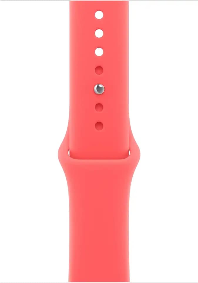 Apple Watch Band - Sport Band - 46mm - Bright Guava - M/L