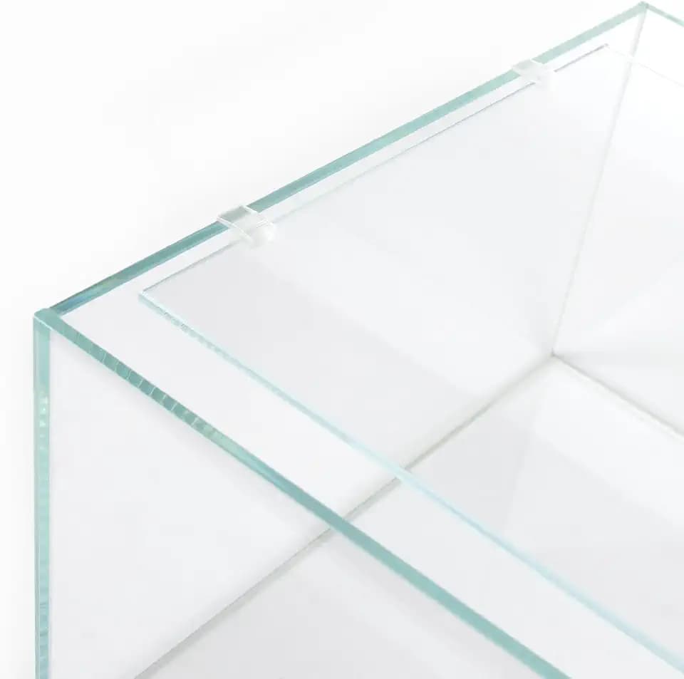 Landen Aquariumdeckel, 4 mm dick, transparent, inkl. 4 Clips für sichere Platzierung, 342 x 168 mm, angepasst an NA362226