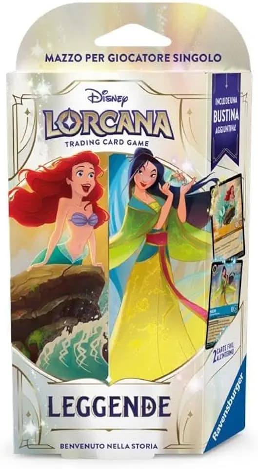 Ravensburger - Disney Lorcana TCG Set 9: Starterdeck | Kartenspiele für Erwachsene und Kinder mit 60 Disney Lorcana Karten | Spiele Kinder 8 Jahre und älter zum Sammeln | Geschenk für Kinder 8 Jahre