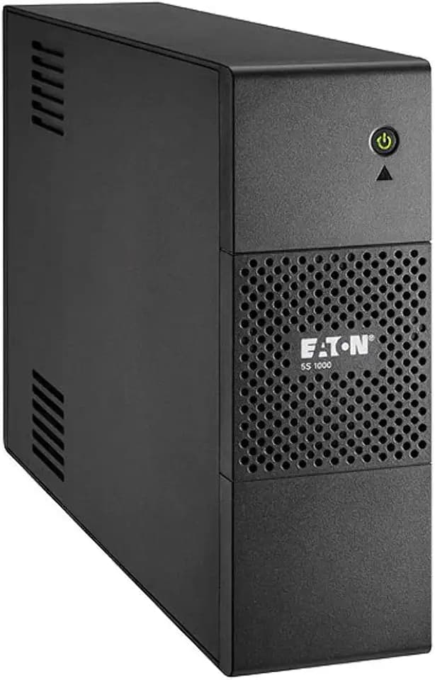 Eaton 5S – Line‑Interactive USV – 5S1500I – 1500VA 900W – 8× IEC (4 gesichert + 4 Überspannung), <25 dB, USB – Schwarz (B00CTFTF5A)