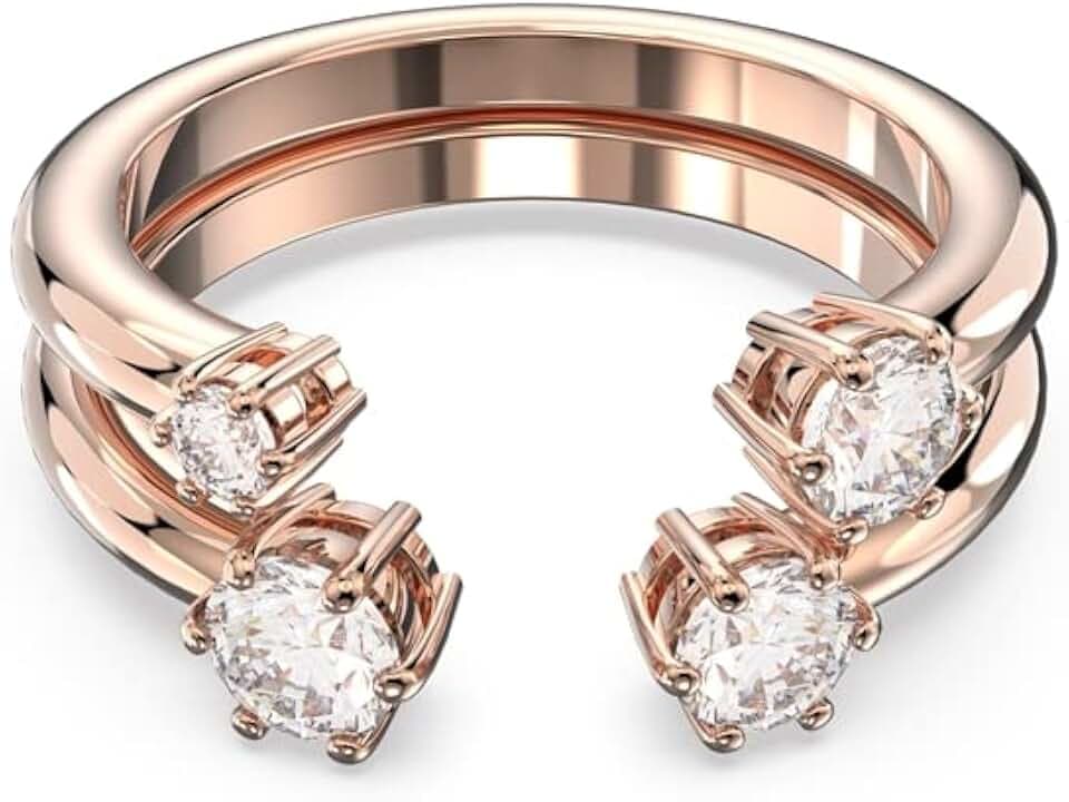 Swarovski Ring Constella: Ring DB White/Ros 58 5640973 Marke, Einheitsgröße, Metall, Kein Edelstein