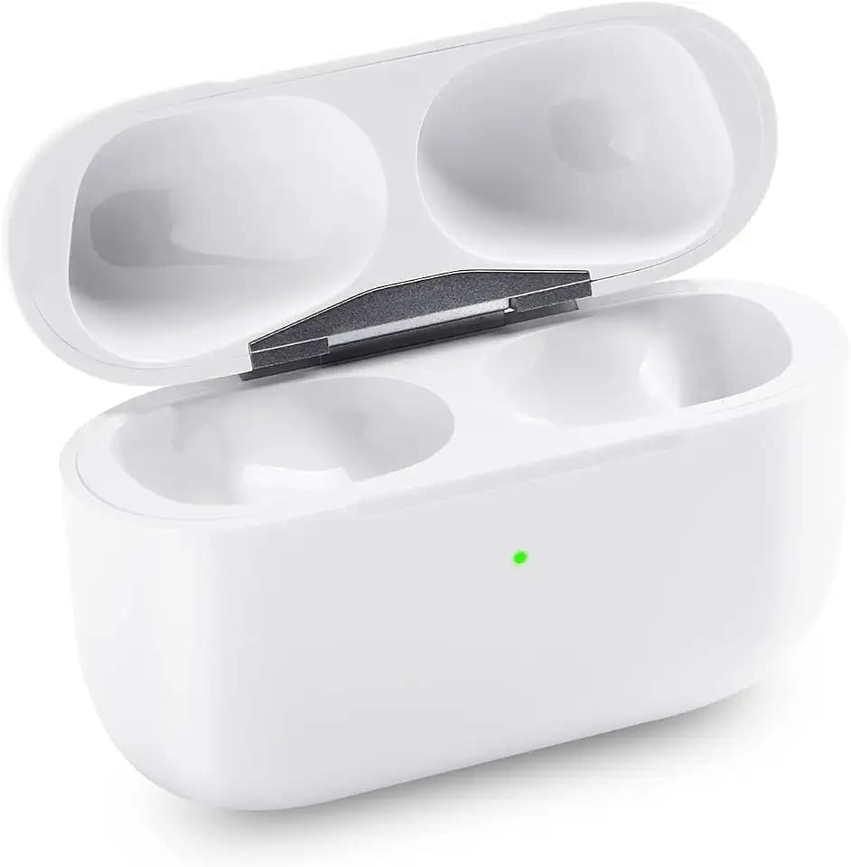 Wireless Charger Case Replacement with Lightning, No Earbuds, Bluetooth Pairing Sync Button
