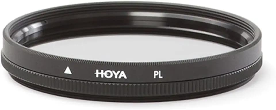 HOYA 72mm Polarizing Filter (Non-Coated) – Glare-Reducing Camera Lens Filter for Manual Focus Lenses with Rotating Slim Aluminum Frame, Optical Glass, Enhances Contrast & Color, No Color Shift