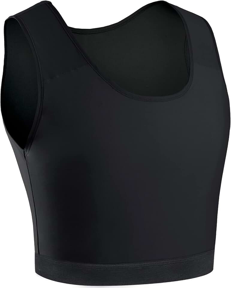 XUJI Brust Binder Trans FTM Elastische Kompression BH Pullover Tank Top