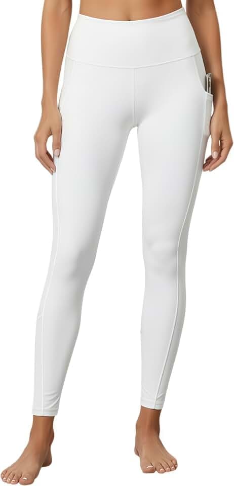 Sport Leggings Damen mit Taschen High Waist Sportleggings Sporthose
