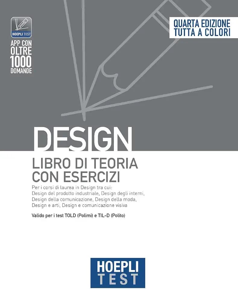 Hoepli test. Design. Libro di teoria con esercizi