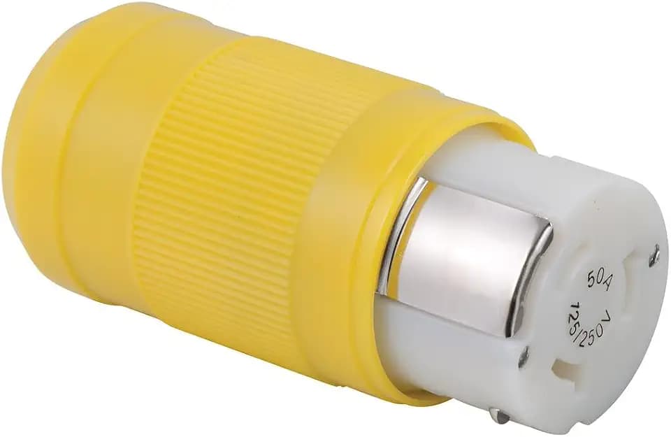 ParkPower 50A 125/250V Locking Female Connector, 3-Pole 4-Wire