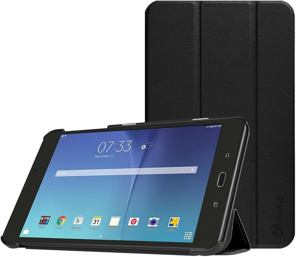 Fintie Slim Shell Case for Samsung Galaxy Tab E 8.0 2016, Black