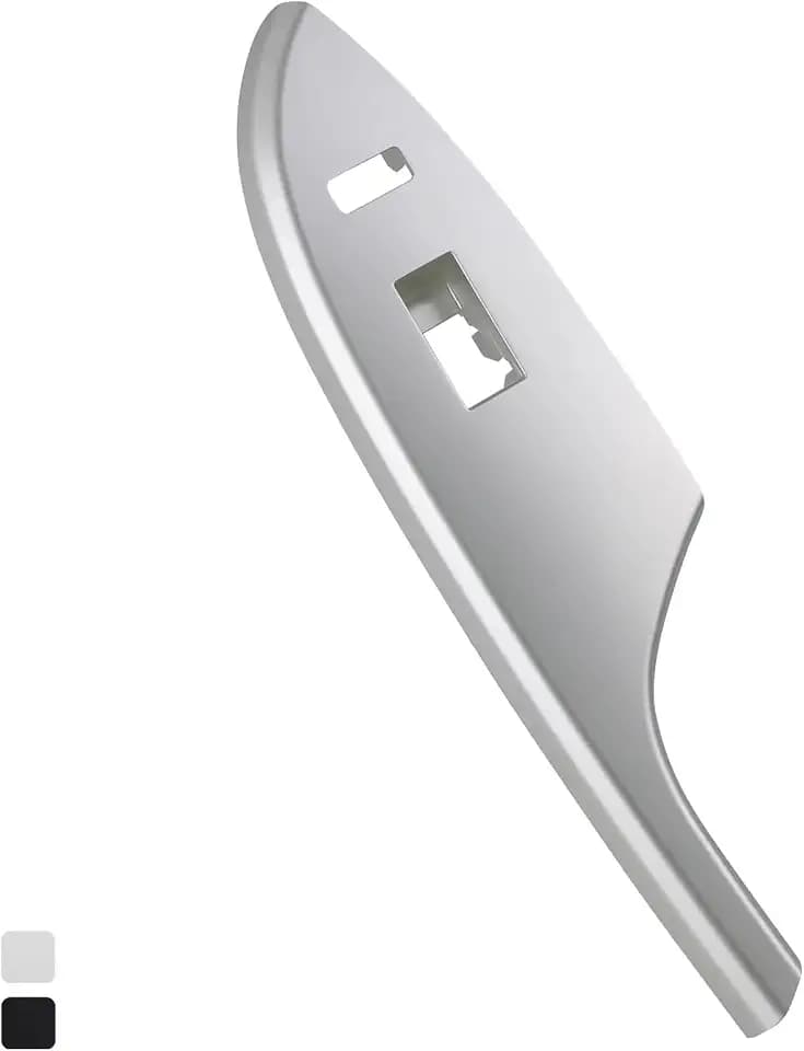 Osompar Front Passenger Side Power Window Switch Bezel Trim (Silver) Compatible with Toyota Corolla 4Door 2009-2013 Replaces 74231-02720-B0