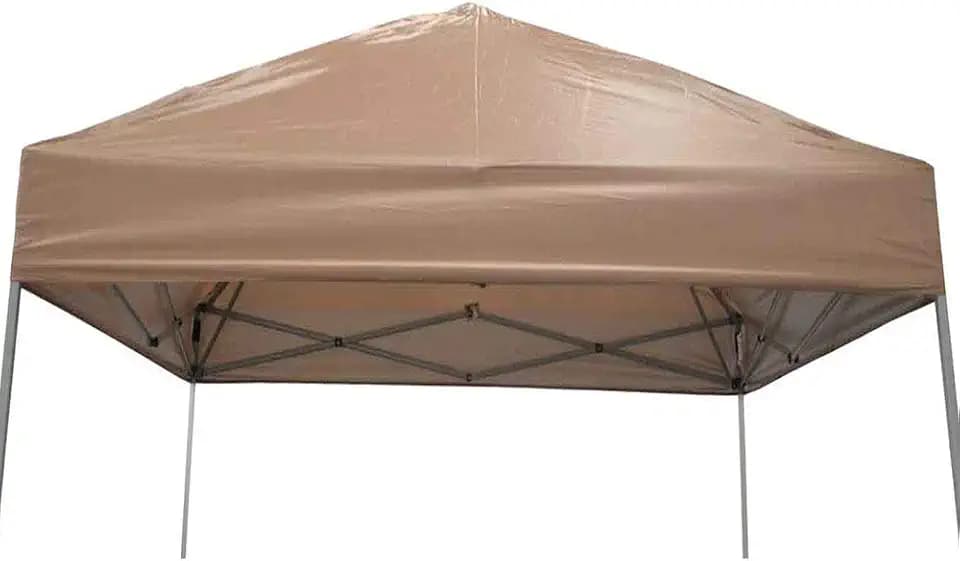 Impact Canopy 8x8 Replacement Top Cover (Khaki), 210D Polyester for 10x10 Slant Leg Canopy Frame