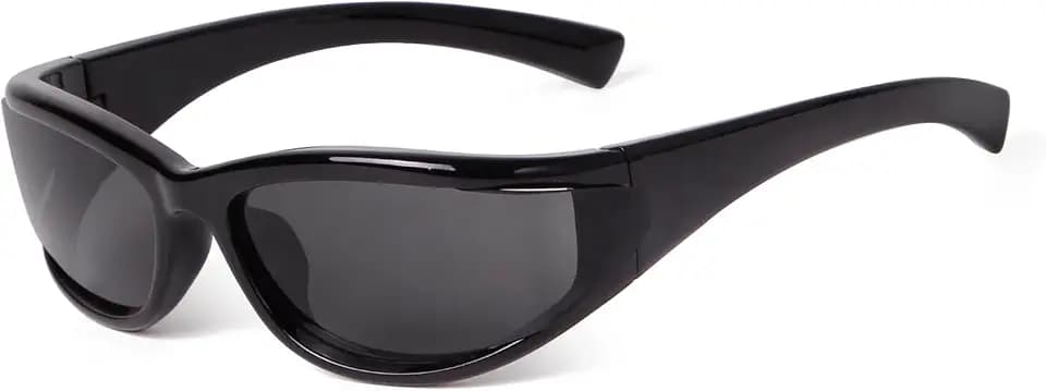 Wrap Around Y2K Sunglasses Women Men,Cool Festival Rave Glasses