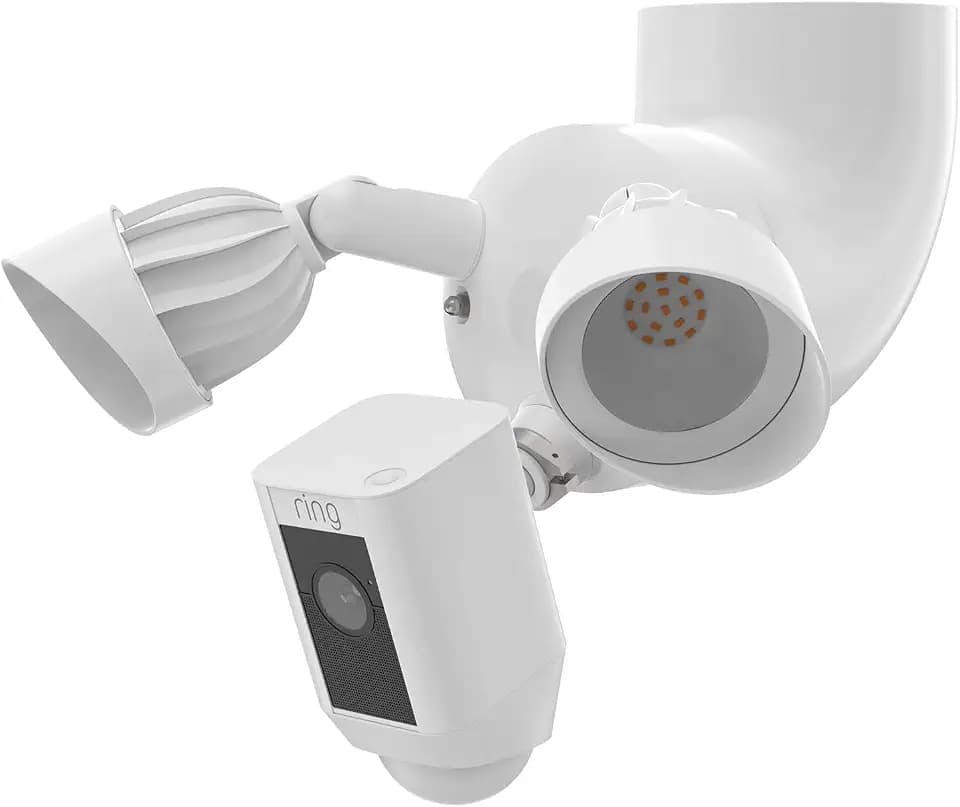 HOLACA Eave Mount for R-ing Floodlight Cam Wired Pro/Plus & Blink Wired Floodlight Camera, Wyze Cam floodlight V2, Roku Floodlight Camera Reolink Elite Floodlight Camera, Floodlight Cam Eave Bracket