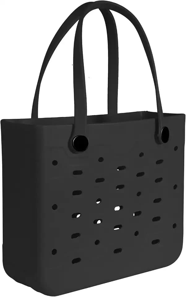 PoVwlty Rubber Beach Bag,Water-resistant Travel Tote Bag for the Beach Pool