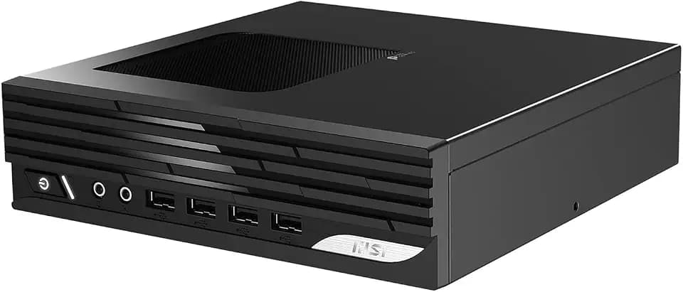msi Pro DP21 Mini PC Desktop – Core i3-13100 13th Gen, 8GB DDR4 RAM, 500GB NVMe SSD, Intel UHD 730, Wi-Fi, Bluetooth, Windows 11 Home (13M-498US)