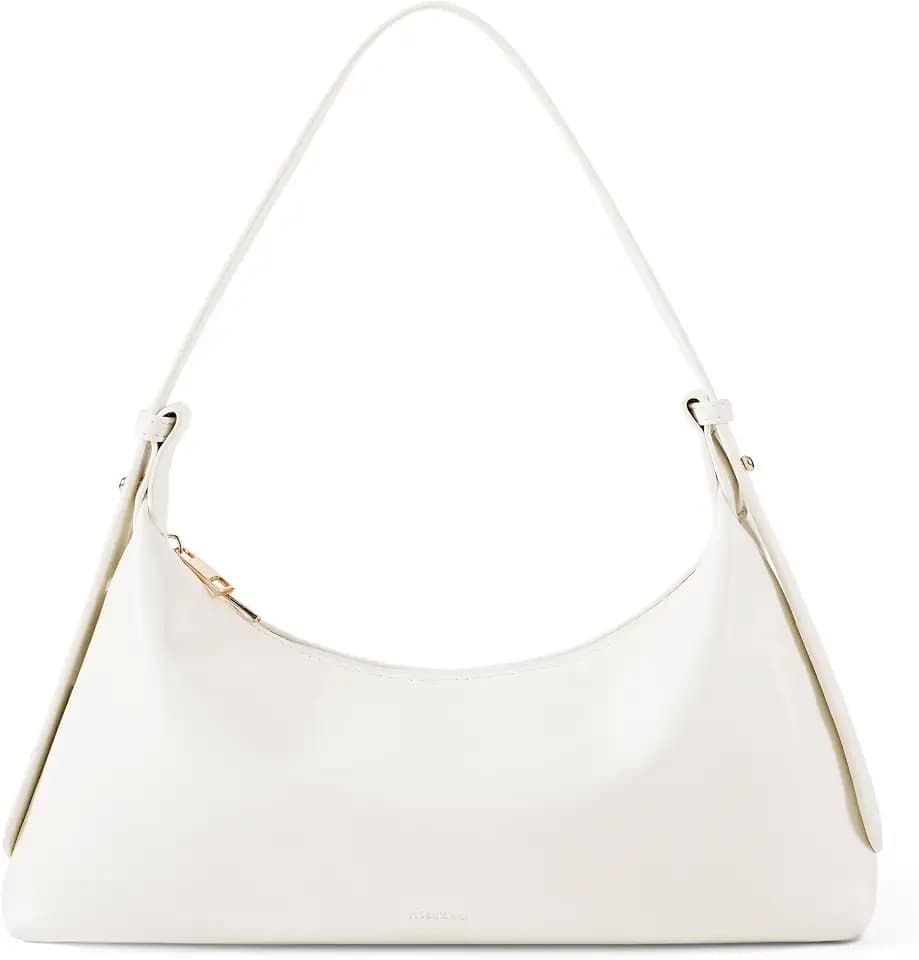 Small Shoulder Bag Soft Leather Hobo Underarm Purse for Women