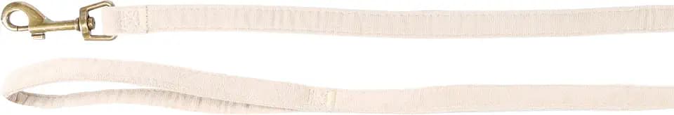 Hundeleine - Janka Hundeleine aus Nylon - Verstellbar - Robuster Karabinerhaken - Beige - 130 cm x 15 mm - Flamingo